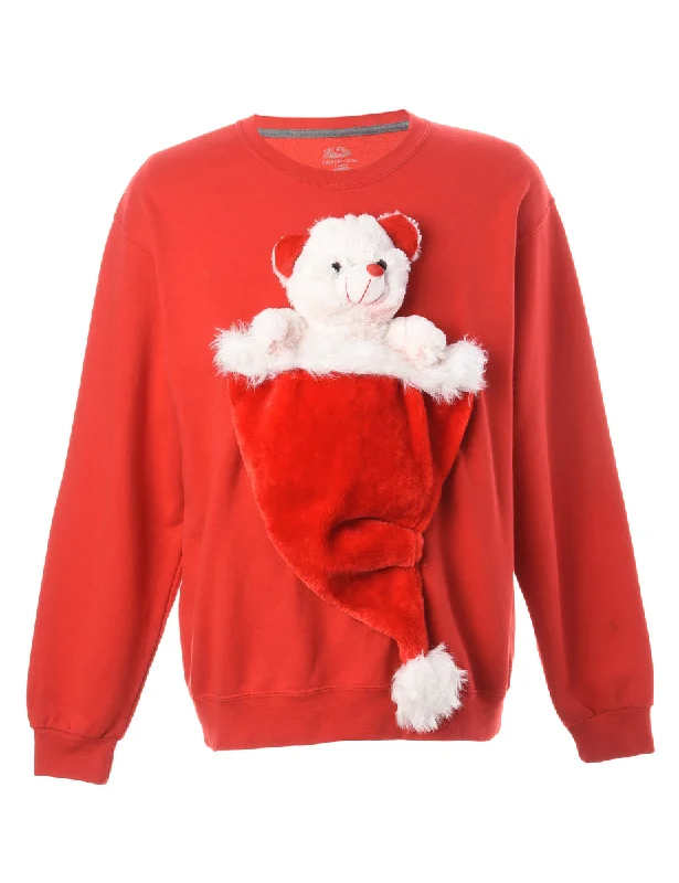 Label Novelty Christmas Sweatshirt