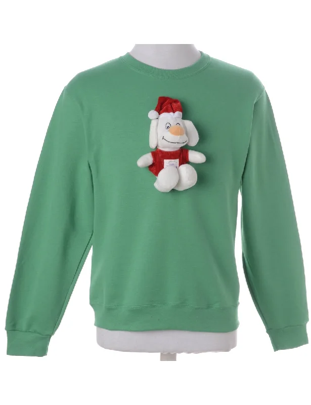 Label Novelty Christmas Sweatshirt