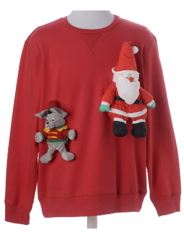 Label Novelty Christmas Sweatshirt