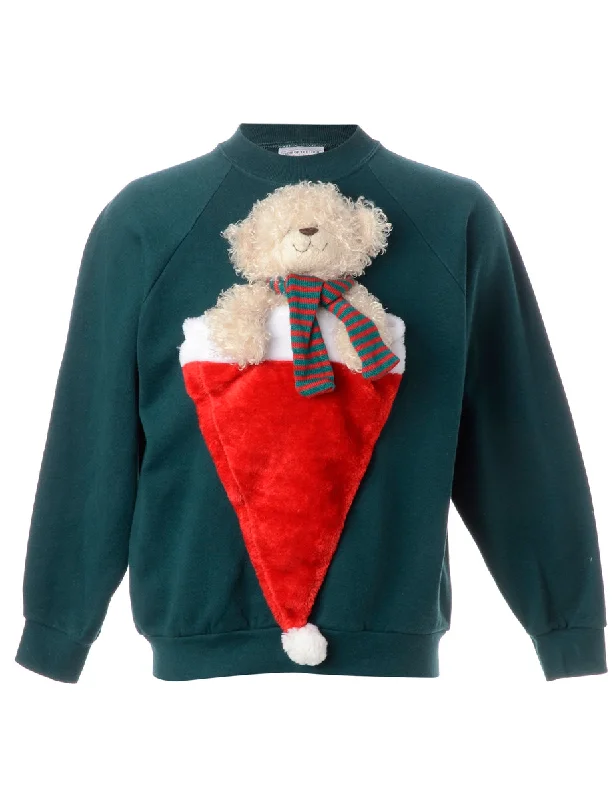 Label Novelty Christmas Sweatshirt