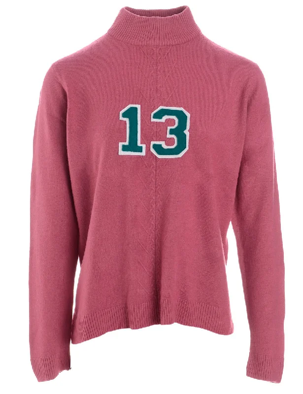 Label Pale Pink Varsity Knit