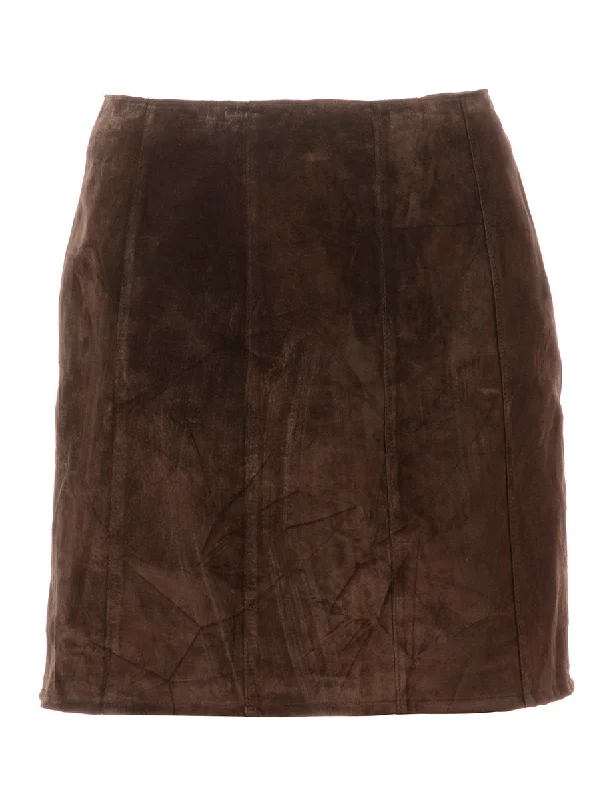 Relaxed Style Label Robyn Mini Suede Skirt