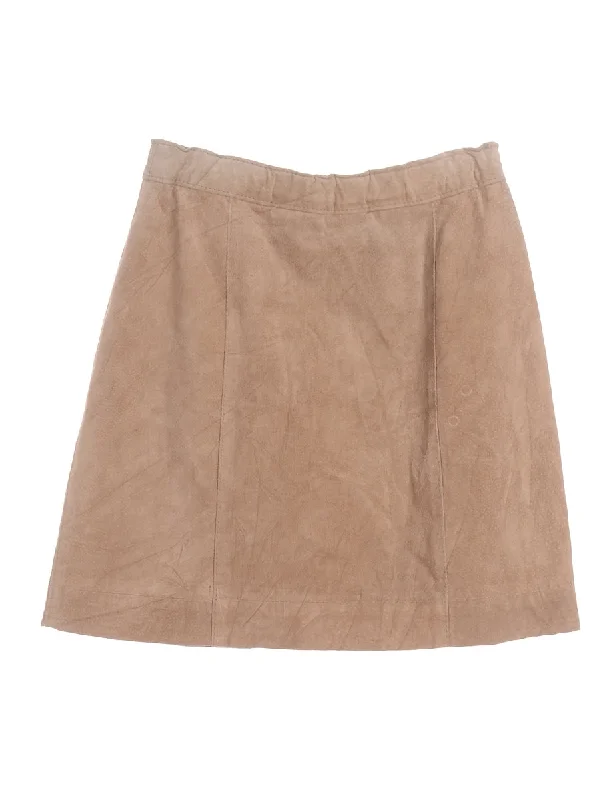 Stylish Ease Label Robyn Suede Skirt