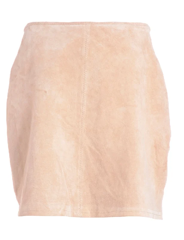 Warm Wear Label Robyn Suede Skirt
