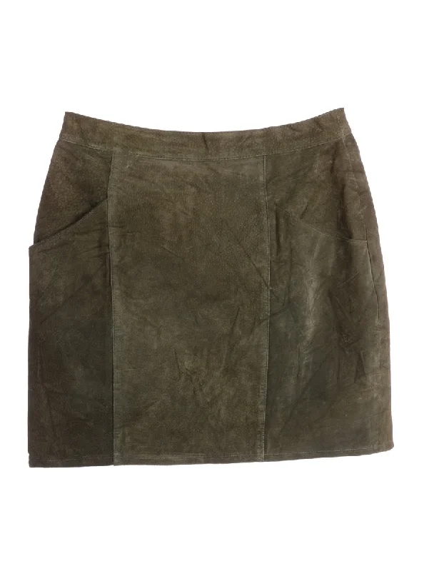 Minimal Comfort Label Robyn Suede Skirt