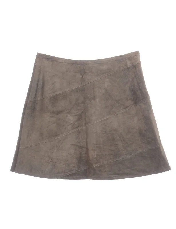 Comfortable Fashion Label Robyn Suede Skirt