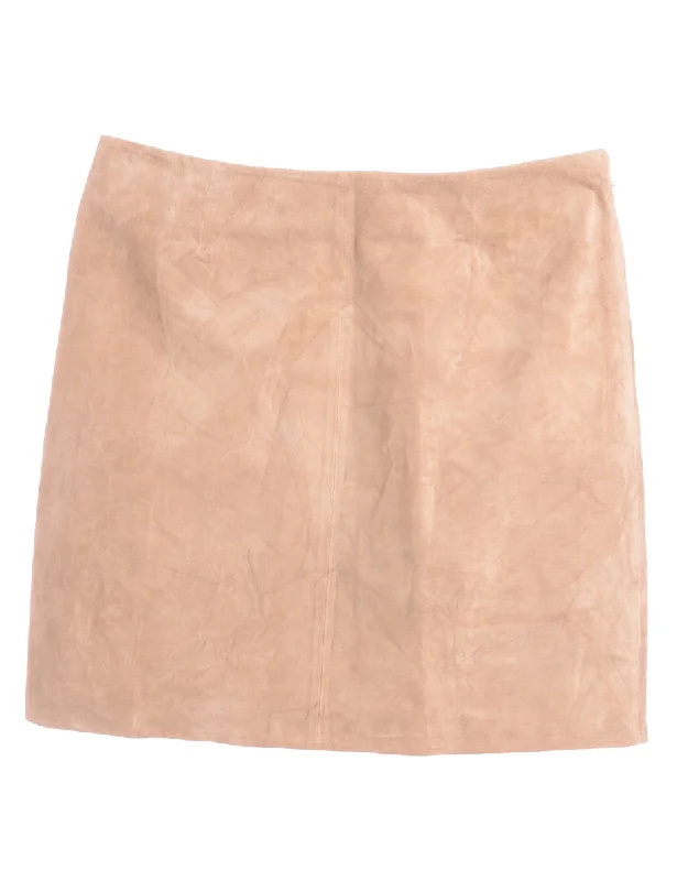 Comfort Fit Label Robyn Suede Skirt