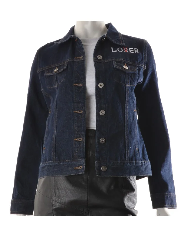 Sports And Leisure Label Roxanne Loser Love Denim Jacket