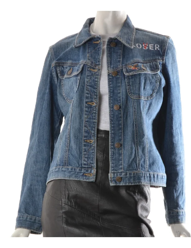 Minimal Style Label Roxanne Loser Love Denim Jacket