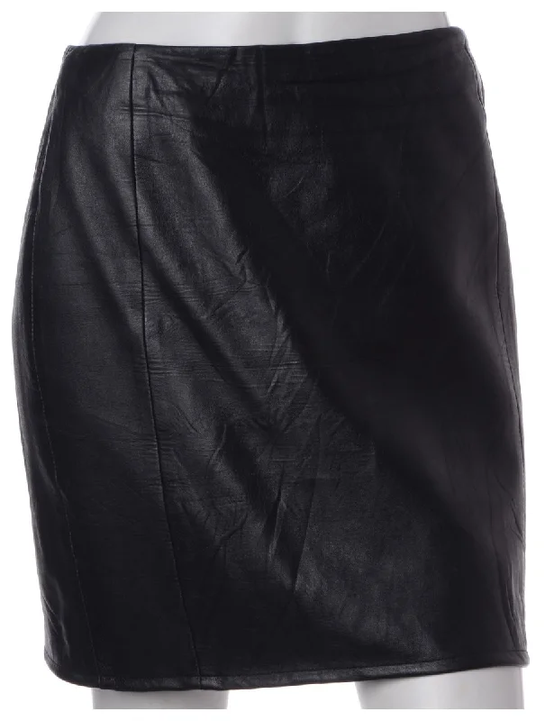 Celebrity Style Label Roxy Mini Leather Skirt