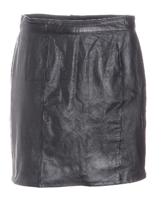Cozy Knits Label Roxy Mini Leather Skirt