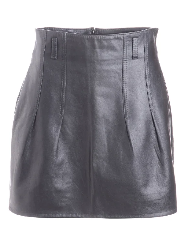 Casual Chic Label Roxy Mini Leather Skirt