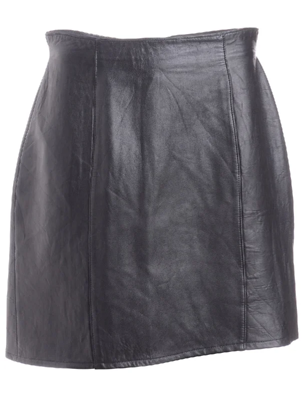Soft Fabrics Label Roxy Mini Leather Skirt