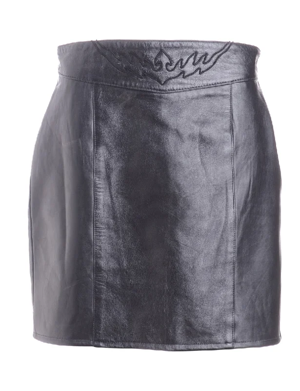Chic Outfits Label Roxy Mini Leather Skirt