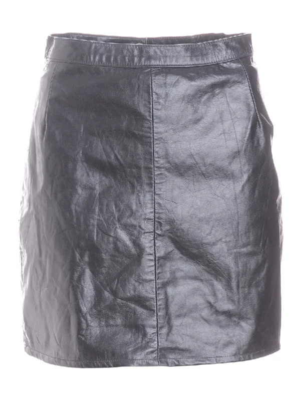 Trendy Wear Label Roxy Mini Leather Skirt