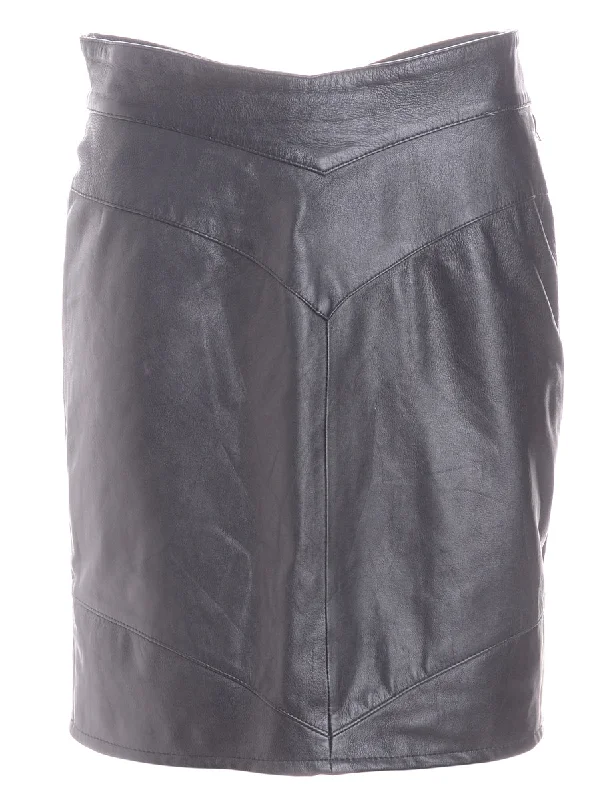 Light Comfort Label Roxy Mini Leather Skirt