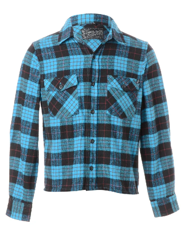 Classic Choice Label Sarah Straight Hem Plaid Shirt