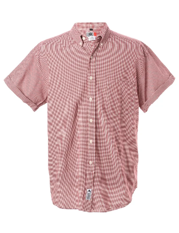 Sporty Comfort Label Scott Roll Sleeve Stripy Shirt - L