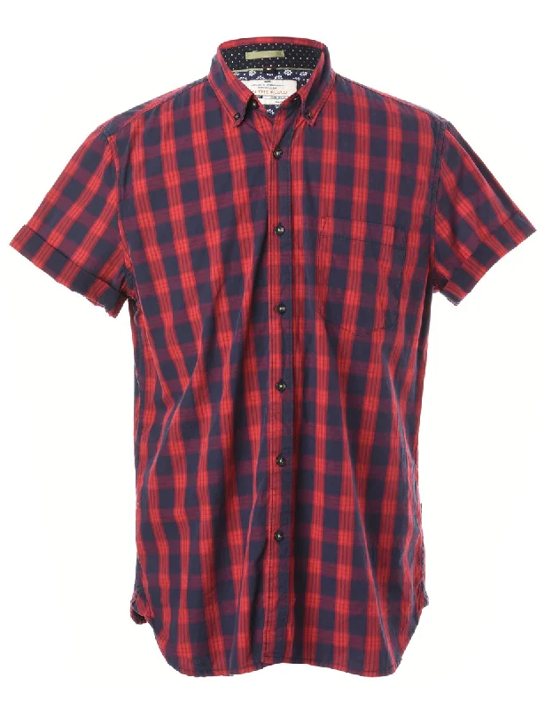 Relaxed Fashion Label Scott Roll Sleeve Stripy Shirt