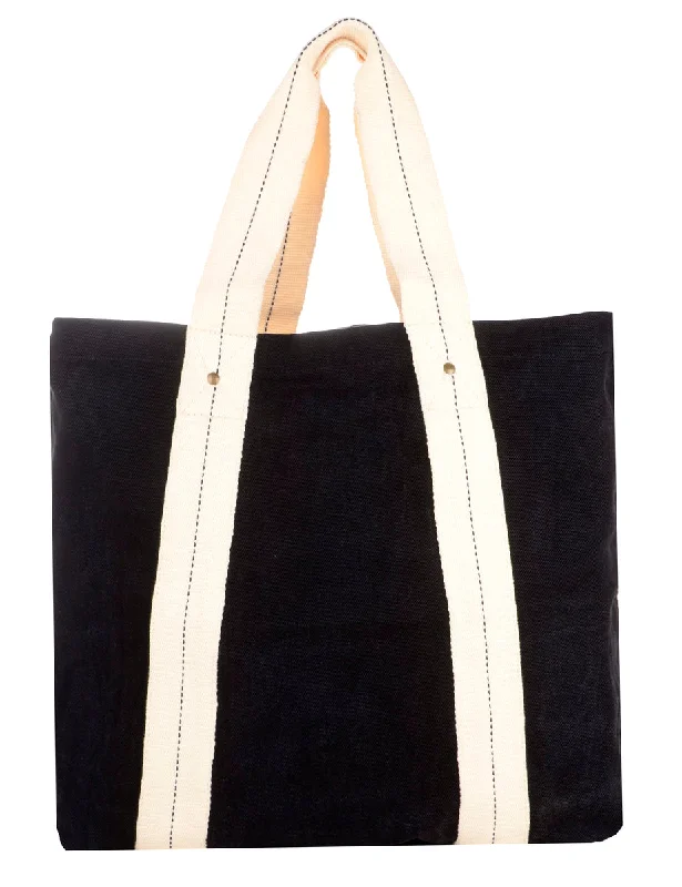 Simple Chic Label Sean Workwear Denim Tote