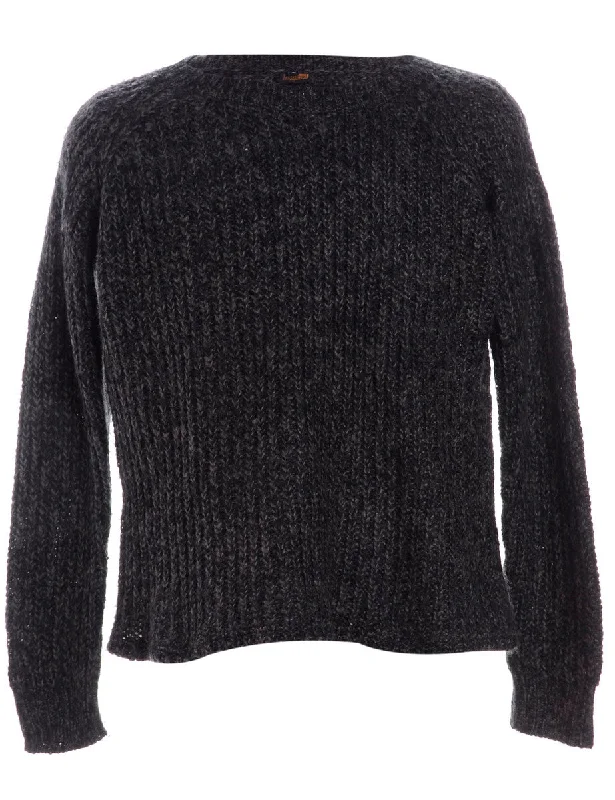 Chic Comfort Wear Label Shaun Straight Hem Heavy Knit Jumper
