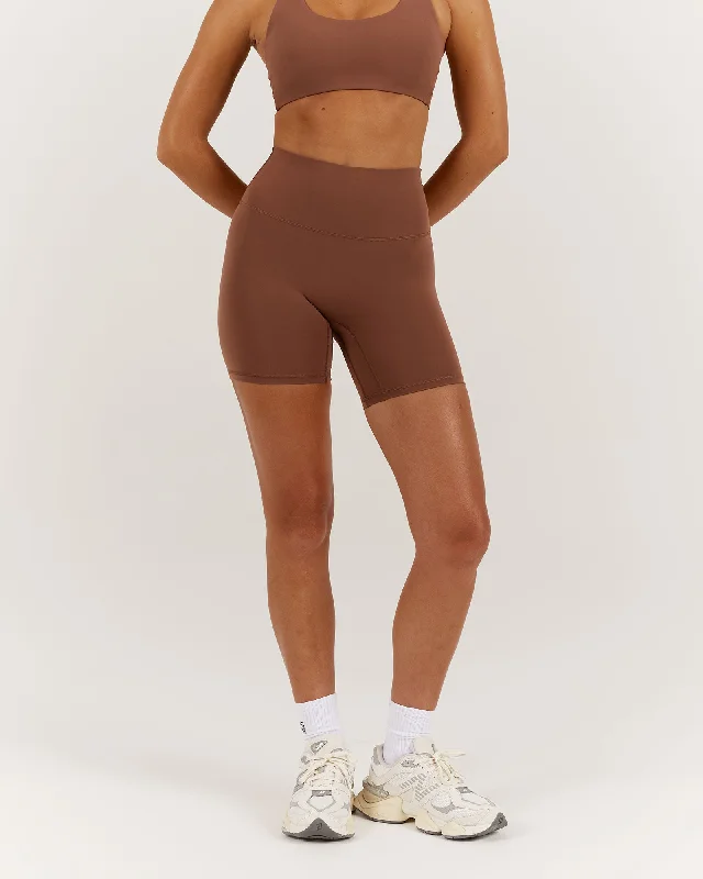 American Style LUXE BIKER SHORTS V2 - TOFFEE