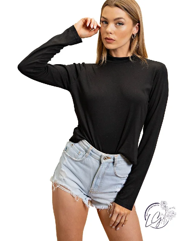 Relaxed Fits Luxe Layer Mock Top