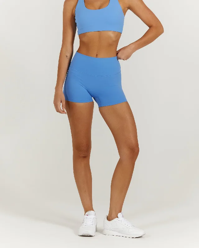 Elegant And Elegant LUXE MINI SHORTS - AERIAL BLUE