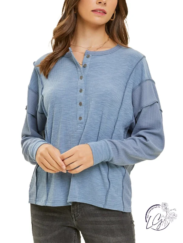 Cozy Lounge Wear Mellow Mosaic Oversized Layering Top