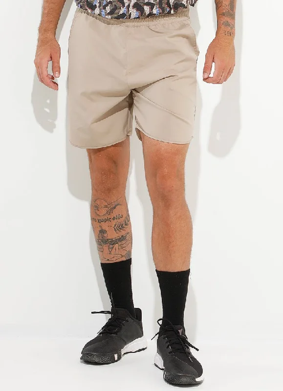 Trendy Looks Move Short (Khaki) 7"