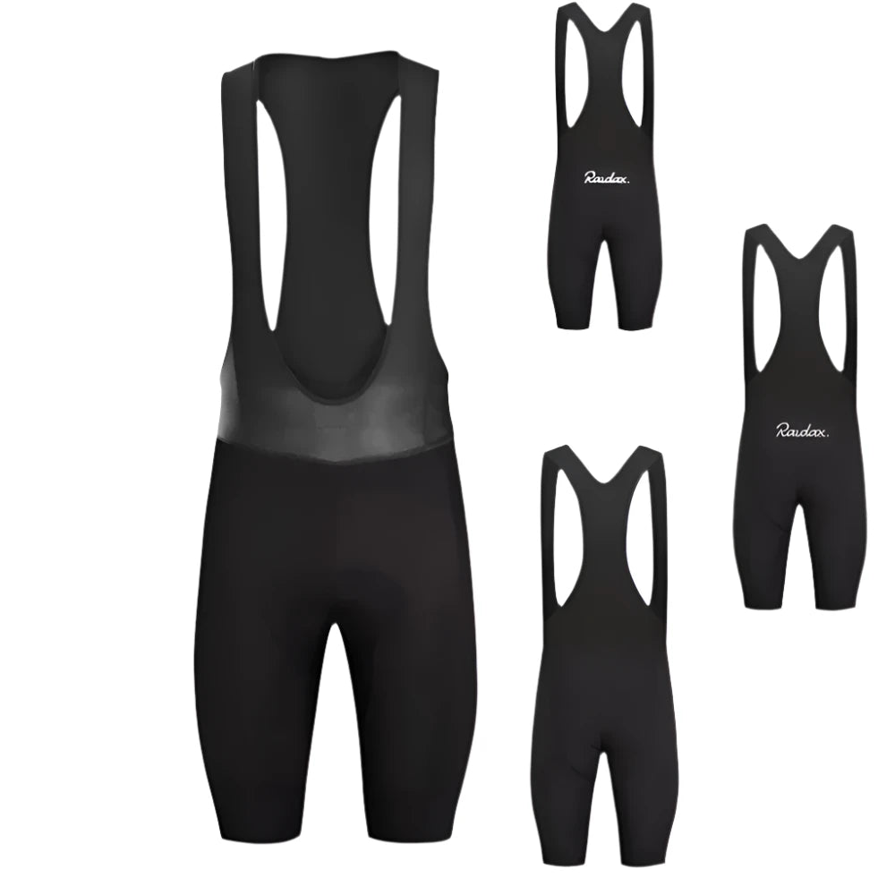 Comfortable Fitwear Raudax Cycling Bib Shorts 2022 Men Sports Team Mtb Cycling Black Bib Shorts Women's Bicycle Riding Shorts Sports Running Shorts