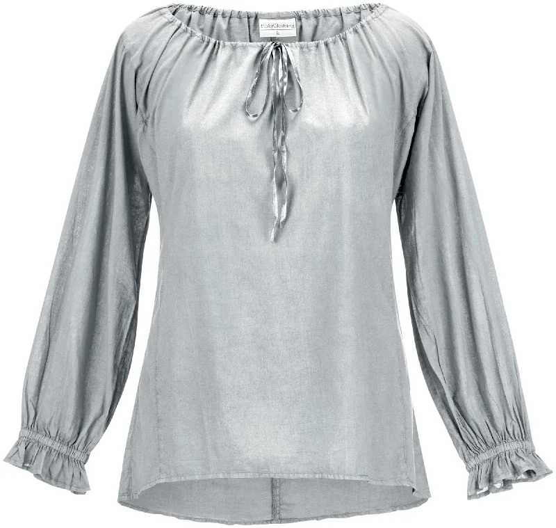 Elegant Casuals Renée Tunic Limited Edition Silver Pewter