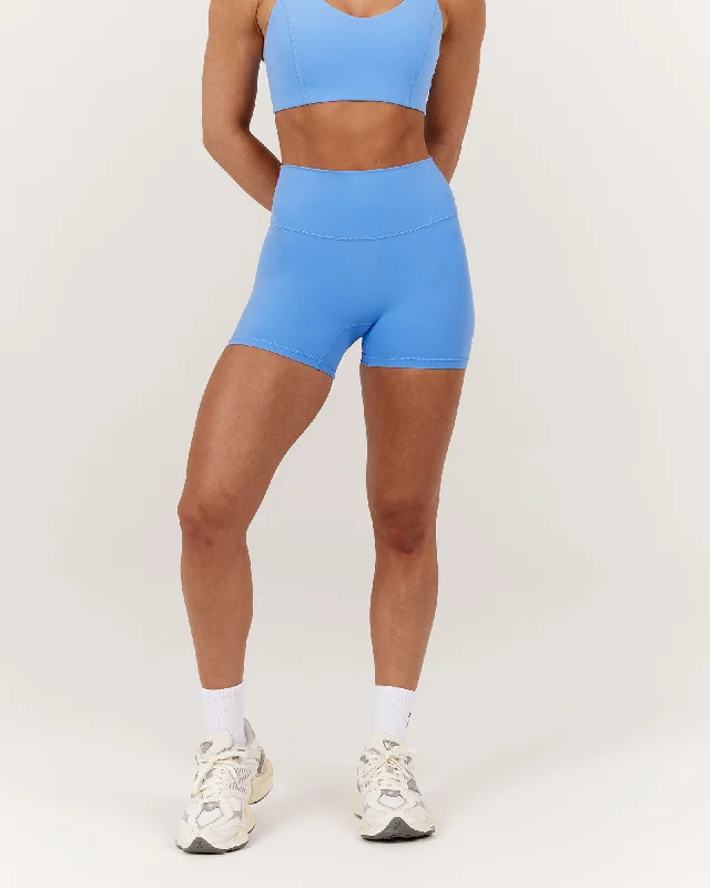 Relaxed Fit SCULPT MINI SHORTS - RIVIERA