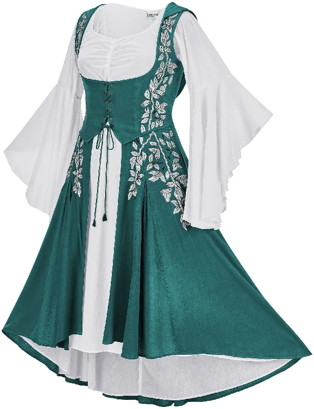 Chic Outfits Tauriel Maxi Set Limited Edition Silver Embroidery
