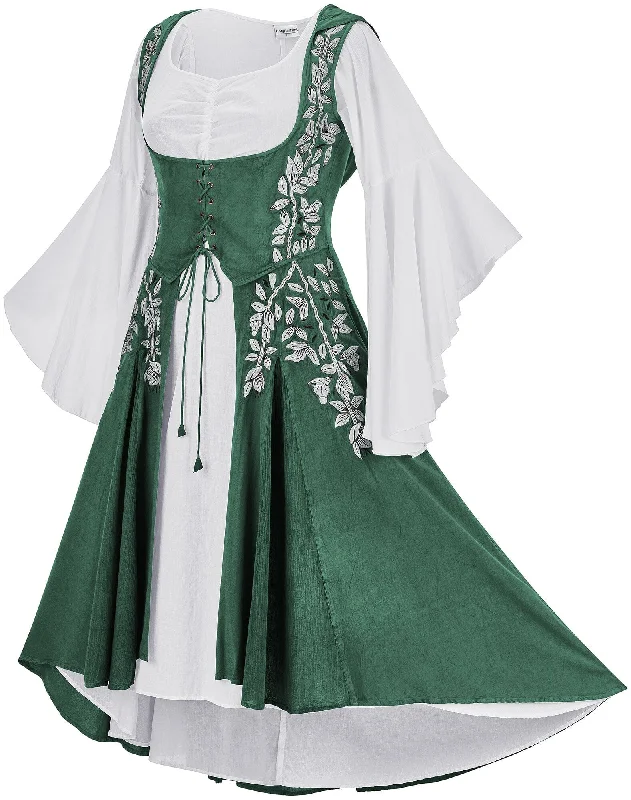 Cozy Fit Wear Tauriel Maxi Set Silver Embroidery