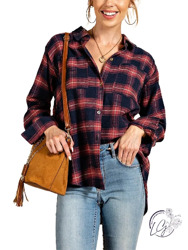 Relaxed Dresses Timeless Checkered Button-Down