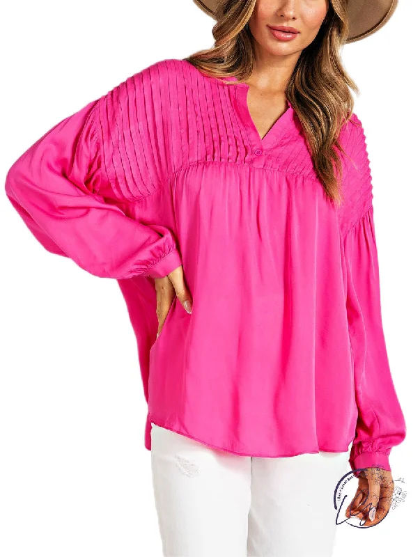 Fashion Touch Sweet Serenade Puff Sleeve Blouse