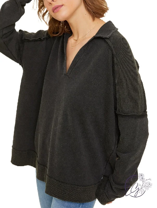 Soft Tops Vintage Washed French Terry Tee